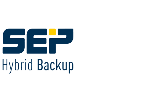 Logo of the backup software "SEP sesam" that is compatible with BACKUP EAGLE® for Backup Reporting.
