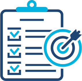 Checklist icon symbolizing how BACKUP EAGLE® Cloud offers individual backup reports with one click.